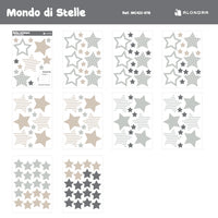 Vinil decorativo de estrelas infantiles · Mondo di Stelle MC422