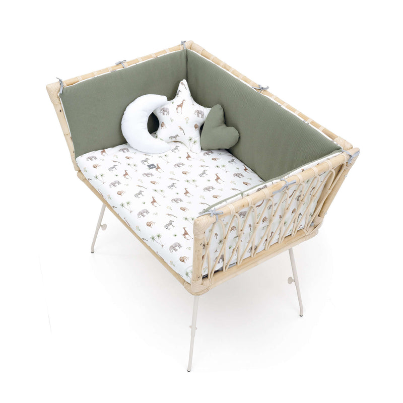 MOAI baby rattan crib 50x80cm - RC1600-N99