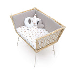 MOAI baby rattan crib 50x80cm - RC1600-N99