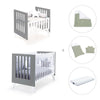 Berceau et lit bébé tout en un (7en1) blanc/antracite · Nexo Tre Antracita