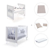 Berceau et lit bébé tout en un (7en1) blanc/gris · Nexo Tre Grey