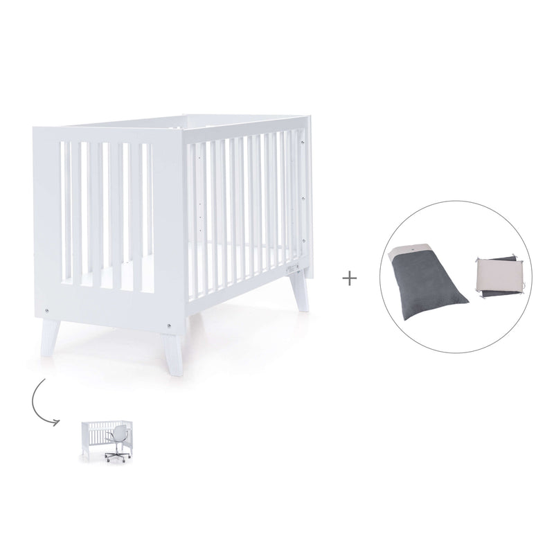 Berço co-sleeping 60x120 cm (4in1) branco · Nexo C187-M7700