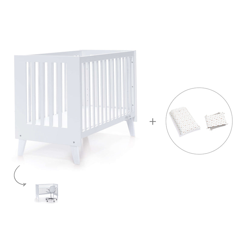 Berço co-sleeping 60x120 cm (4in1) branco · Nexo C187-M7700