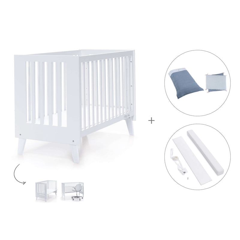 Berço co-sleeping 60x120 cm (4in1) branco · Nexo C187-M7700