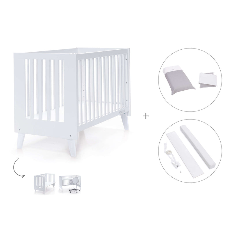 Berço co-sleeping 60x120 cm (4in1) branco · Nexo C187-M7700