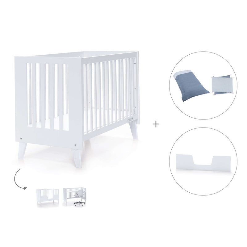 Berço co-sleeping 60x120 cm (4in1) branco · Nexo C187-M7700