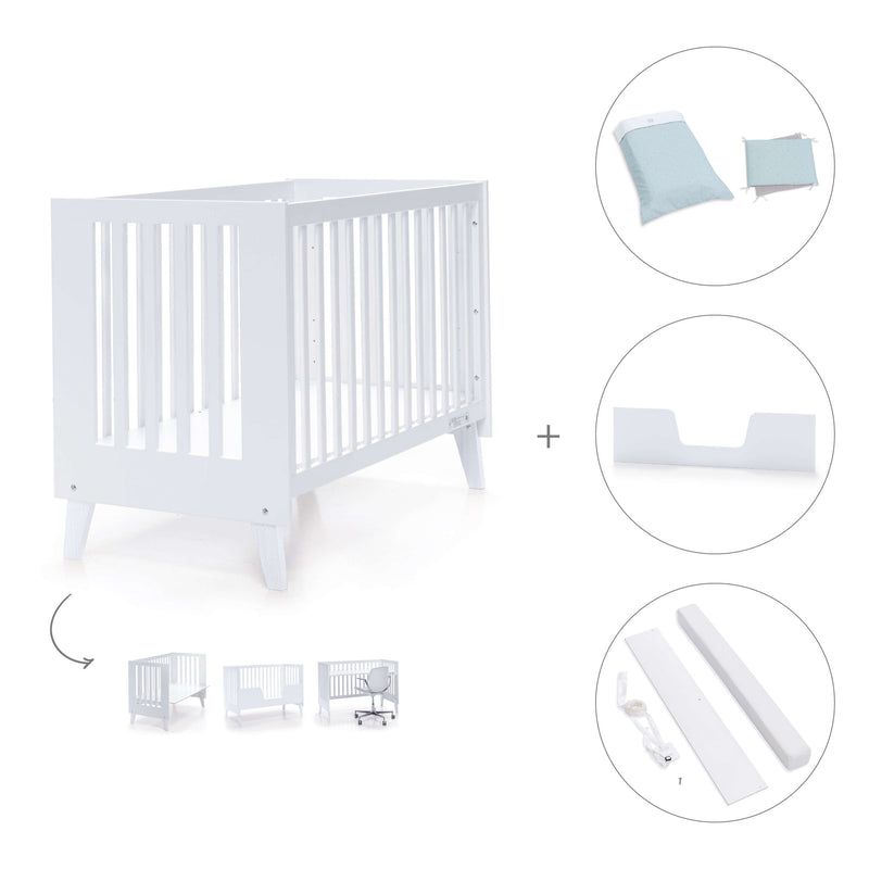 Berço co-sleeping 60x120 cm (4in1) branco · Nexo C187-M7700