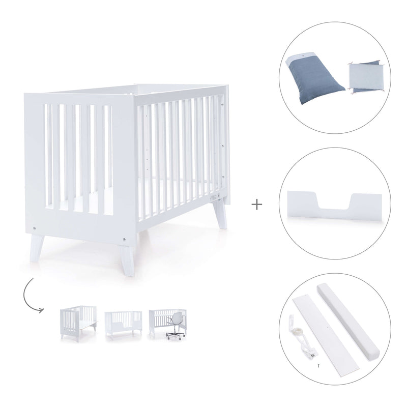 Berço co-sleeping 60x120 cm (4in1) branco · Nexo C187-M7700