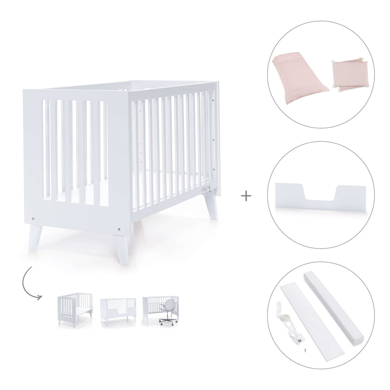 Berço co-sleeping 60x120 cm (4in1) branco · Nexo C187-M7700