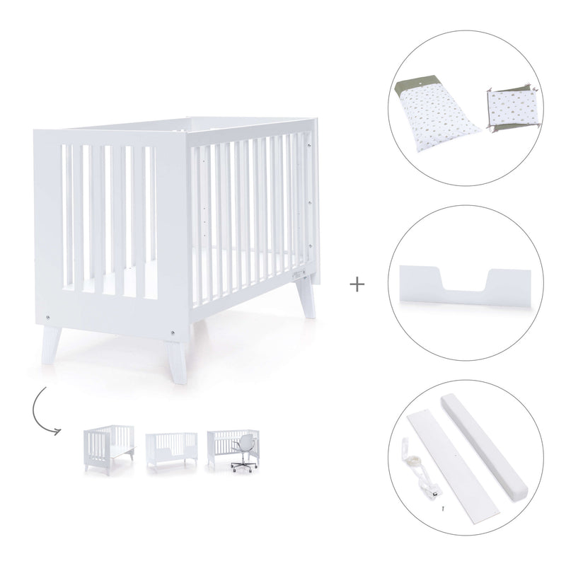 Berço co-sleeping 60x120 cm (4in1) branco · Nexo C187-M7700