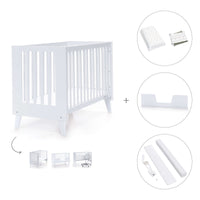 Berço co-sleeping 60x120 cm (4in1) branco · Nexo C187-M7700