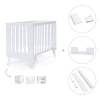 Berço co-sleeping 60x120 cm (4in1) branco · Nexo C187-M7700