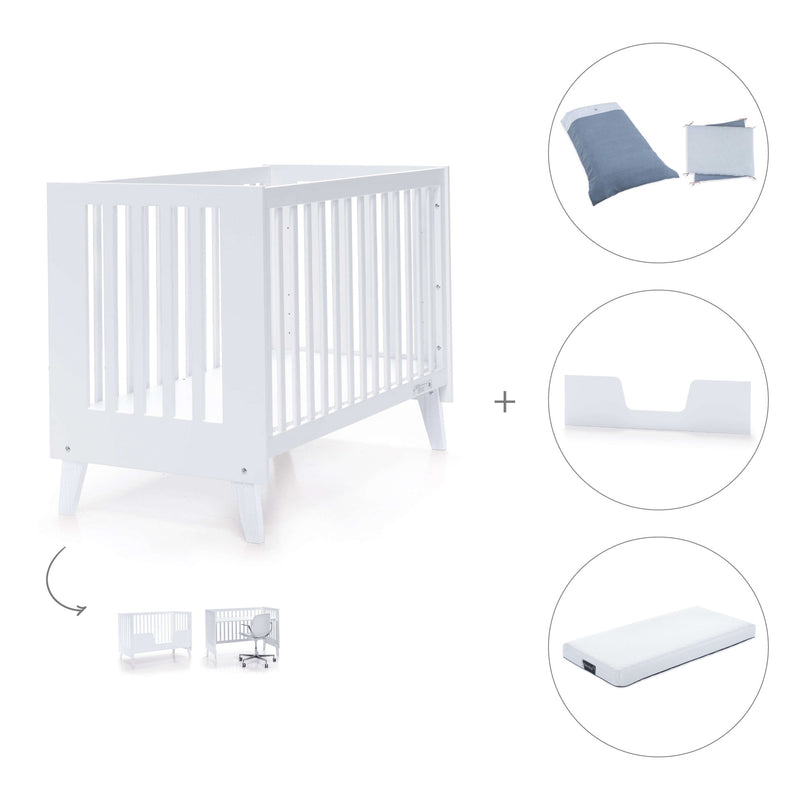 Berço co-sleeping 60x120 cm (4in1) branco · Nexo C187-M7700