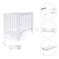 Berço co-sleeping 60x120 cm (4in1) branco · Nexo C187-M7700