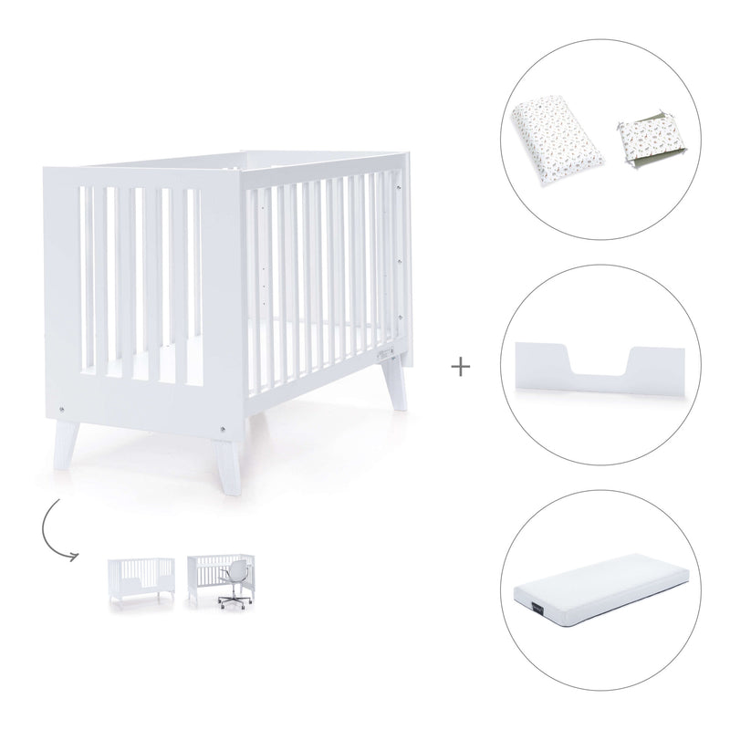 Berço co-sleeping 60x120 cm (4in1) branco · Nexo C187-M7700