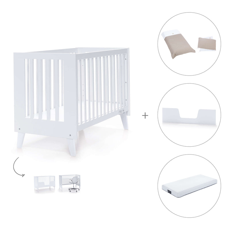 Berço co-sleeping 60x120 cm (4in1) branco · Nexo C187-M7700