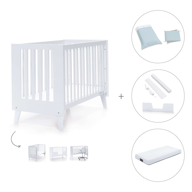 Berço co-sleeping 60x120 cm (4in1) branco · Nexo C187-M7700