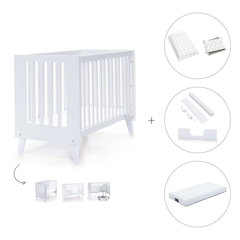 Berço co-sleeping 60x120 cm (4in1) branco · Nexo C187-M7700