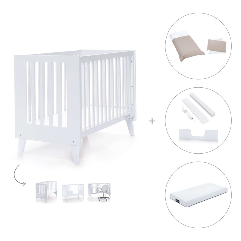 Berço co-sleeping 60x120 cm (4in1) branco · Nexo C187-M7700