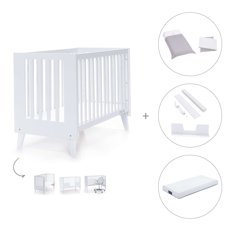 Berço co-sleeping 60x120 cm (4in1) branco · Nexo C187-M7700