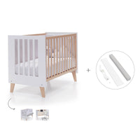 Co-sleeping cot 60x120 cm (4in1) wooden/white · Nexor C187R-M7795