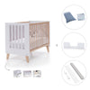 Co-sleeping cot 60x120 cm (4in1) wooden/white · Nexor C187R-M7795