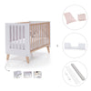 Co-sleeping cot 60x120 cm (4in1) wooden/white · Nexor C187R-M7795
