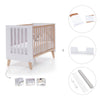 Co-sleeping cot 60x120 cm (4in1) wooden/white · Nexor C187R-M7795