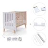 Co-sleeping cot 60x120 cm (4in1) wooden/white · Nexor C187R-M7795