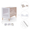 Co-sleeping cot 60x120 cm (4in1) wooden/white · Nexor C187R-M7795