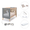 Co-sleeping cot 60x120 cm (4in1) wooden/antracite · Nexor C187R-M5895