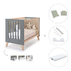 Co-sleeping cot 60x120 cm (4in1) wooden/antracite · Nexor C187R-M5895