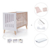 Co-sleeping cot 60x120 cm (4in1) wooden/white · Nexor C187R-M7795