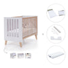 Co-sleeping cot 60x120 cm (4in1) wooden/white · Nexor C187R-M7795
