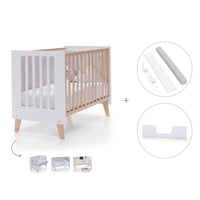 Co-sleeping cot 60x120 cm (4in1) wooden/white · Nexor C187R-M7795
