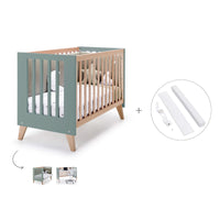 Berço co-sleeping 60x120 cm (4in1) madeira/eucalipto · Nexor C187R-M5795