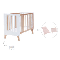 Co-sleeping cot 60x120 cm (4in1) wooden/white · Nexor C187R-M7795