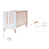 Co-sleeping cot 60x120 cm (4in1) wooden/white · Nexor C187R-M7795