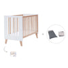 Co-sleeping cot 60x120 cm (4in1) wooden/white · Nexor C187R-M7795