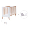 Co-sleeping cot 60x120 cm (4in1) wooden/white · Nexor C187R-M7795