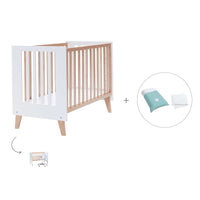 Co-sleeping cot 60x120 cm (4in1) wooden/white · Nexor C187R-M7795