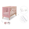 Lit bébé cododo 60x120 cm (4in1) en bois/marengo · Nexor C187R-M6995