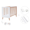 Co-sleeping cot 60x120 cm (4in1) wooden/white · Nexor C187R-M7795