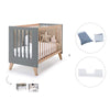 Co-sleeping cot 60x120 cm (4in1) wooden/antracite · Nexor C187R-M5895