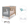 Co-sleeping cot 60x120 cm (4in1) wooden/antracite · Nexor C187R-M5895