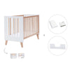 Co-sleeping cot 60x120 cm (4in1) wooden/white · Nexor C187R-M7795