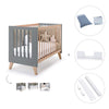 Co-sleeping cot 60x120 cm (4in1) wooden/antracite · Nexor C187R-M5895