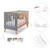 Co-sleeping cot 60x120 cm (4in1) wooden/antracite · Nexor C187R-M5895