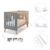 Co-sleeping cot 60x120 cm (4in1) wooden/antracite · Nexor C187R-M5895