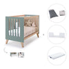 Berço co-sleeping 60x120 cm (4in1) madeira/eucalipto · Nexor C187R-M5795